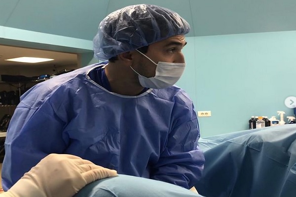urologist in a surgery 
