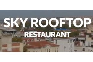 SKY ROOFTOP restaurant in istanbul