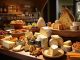 Different french cheese rolls inside Top 3 Places to Buy Cheese in Istanbul, Turkey