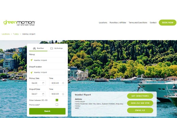 Green motion page