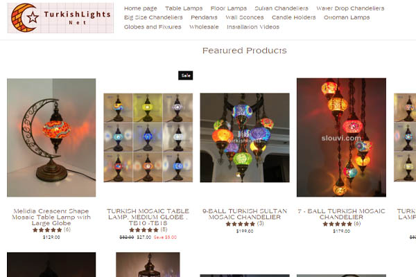 Turkish lights page
