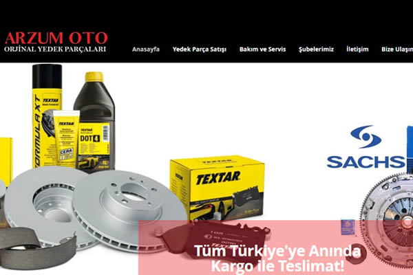 Arzum oto page
