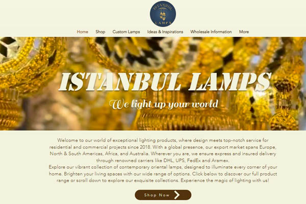 Istambul lamp page