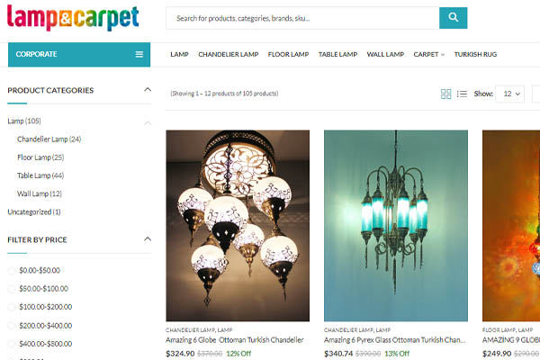 Lamp and Carpet page