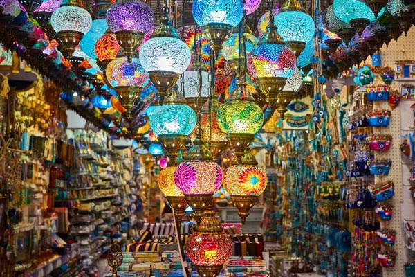 Figure 1traditional turkish mosaic lamps