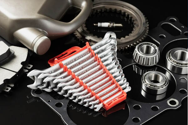 Different car accessories and tools