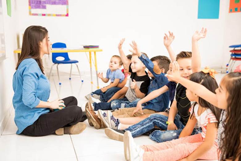 view-profile-group-students-preschool-raising-hand-trying-participate
