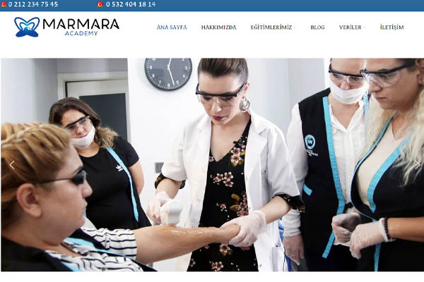 Marmara academy page