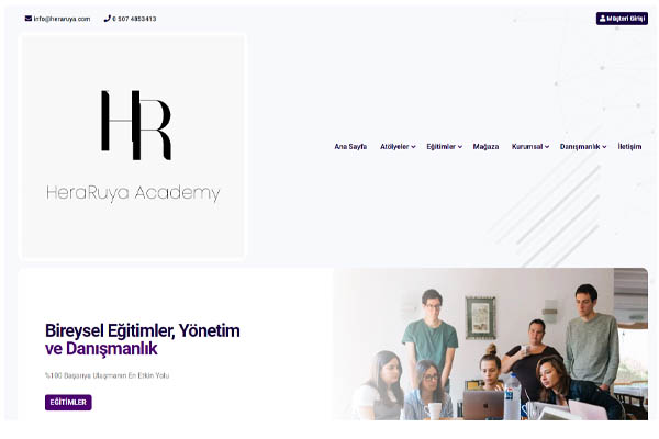 Heraruya academy page